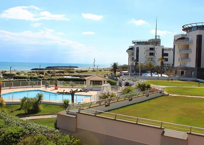 Spacieux T3 Avec Vue Mer, Avec Piscine - Fr-1-607-101 Agde